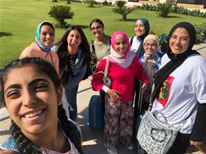 Les participants du séjour à Assouan