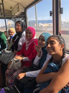 Les participants du séjour à Assouan