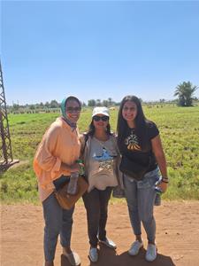 Les participants du séjour à Assouan