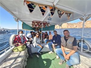 Les participants du séjour à Assouan