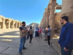 Les participants du séjour à Assouan