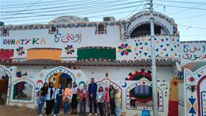 Les participants du séjour à Assouan