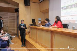  Les participants de la 1<sup>re</sup> journée à la Bibliotheca Alexandrina