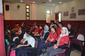  Les participants de la 5<sup>e</sup> journée à l'École Sainte Anne au Caire
