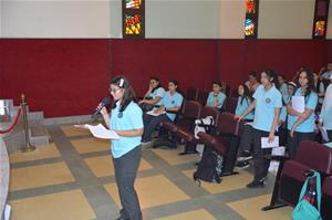  Les participants de la 5<sup>e</sup> journée à l'École Sainte Anne au Caire