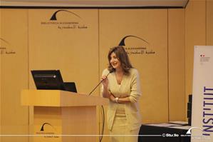 Mot de Mme Samah Shehata, l'adjointe de l'Attaché de Coopération pour le français à Institut français d'Egypte