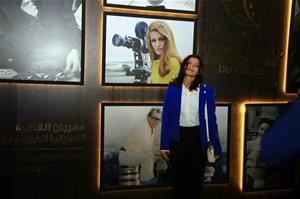  Les lauréates de l'atelier lors de la cérémonie de l'inauguration du festival