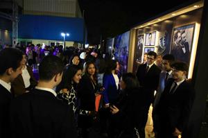  Les lauréates de l'atelier lors de la cérémonie de l'inauguration du festival