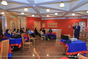 Les participants de l'atelier avec Christophe Rioux