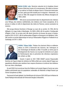 Biographie des intervenants 
