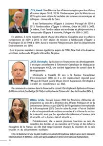 Biographie des intervenants 