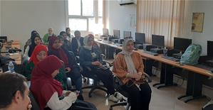 Le public du colloque à l'Ambassade de Savoir de l'Université de Sohag