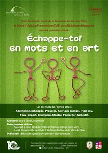  Échappe-toi en mots et en art