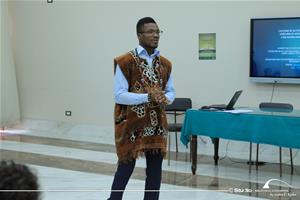 Julien Mendez, l'animateur de l'atelier