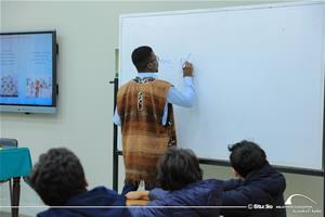 Julien Mendez, l'animateur de l'atelier