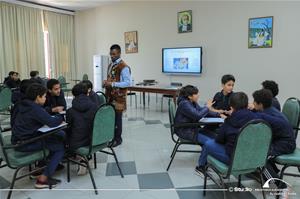  Les participants de l'atelier avec Julien Mendez, l'animateur de l'atelier