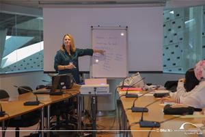 Sylvie Bochenek, l'animatrice de l'atelier