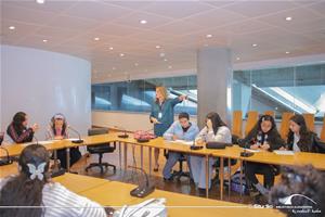 Les participants de l'atelier avec Sylvie Bochenek, l'animatrice de l'atelier