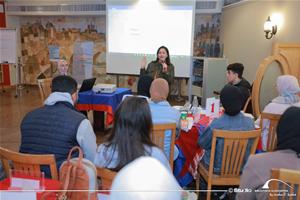 Présentation du programme de la FEFUE par Dr.Marwa El Sahn aux étudiants de la 35e édition