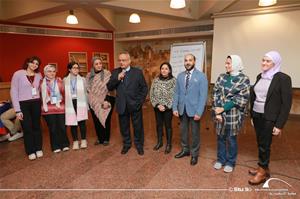 Visite de Dr Ahmed Zayed, Directeur de la BA aux étudiants de la FEFUE