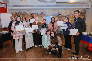 Photo de groupe de l'université du Fayoum