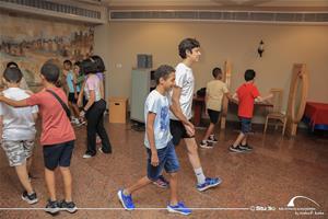  Les participants de l'atelier de théâtre