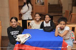  Les participants de l'atelier de théâtre