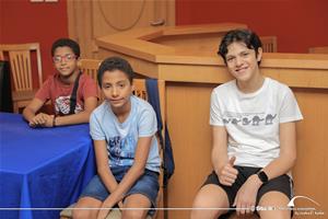  Les participants de l'atelier de théâtre