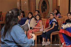  Les participants de l'atelier de théâtre