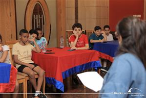  Les participants de l'atelier de théâtre