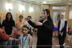  Les participants de l'atelier de théâtre