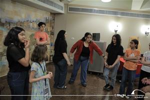  Les participants de l'atelier de théâtre