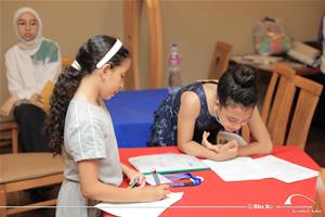  Les participants de l'atelier de théâtre