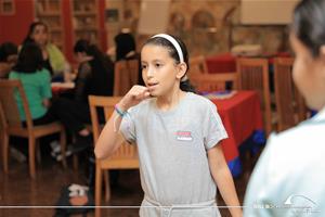  Les participants de l'atelier de théâtre