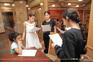  Les participants de l'atelier de théâtre