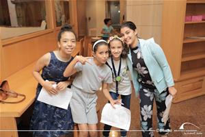  Les participants de l'atelier de théâtre