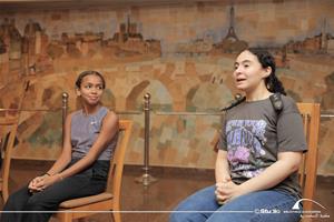  Les participants de l'atelier de théâtre