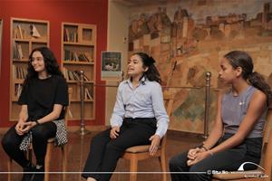  Les participants de l'atelier de théâtre