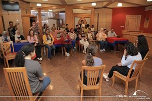  Les participants de l'atelier de théâtre