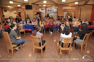  Les participants de l'atelier de théâtre
