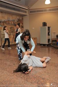  Les participants de l'atelier de théâtre