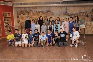  Les participants de l'atelier de théâtre