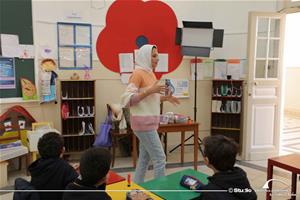 Mme Sarah Ali, spécialiste d' activités francophones et animatrice de l'atelier.