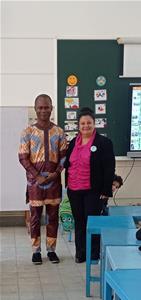 Marc Agbogan, l'animateur de l'atelier