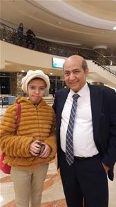 Les lauréats de l'atelier avec le critique de cinéma M.Tarek El Shennawy