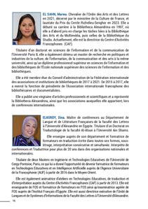 Biographie des intervenants