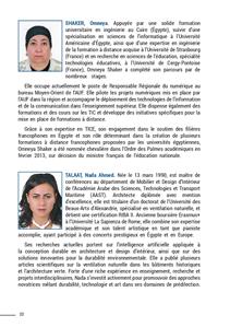 Biographie des intervenants