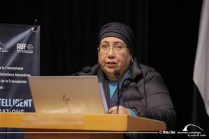 Madame Omneya Shaker, Responsable régionale du numérique, Moyen-Orient, Agence Universitaire de la Francophonie