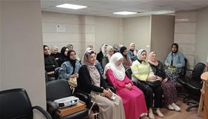 Le public du colloque à l'Ambassade de Savoir de l'Université de Menoufia