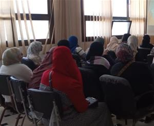 Le public du colloque à l'Ambassade de Savoir de l'Université de Minia